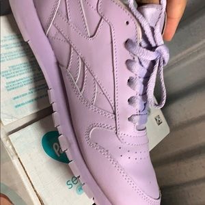 Reebok classic leather metallic